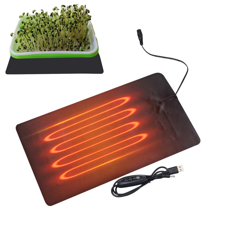 식물 열 매트 PVC 가죽 식물 온열 매트 실내 USB - Seedling Heat Mat 리뷰 및 가격