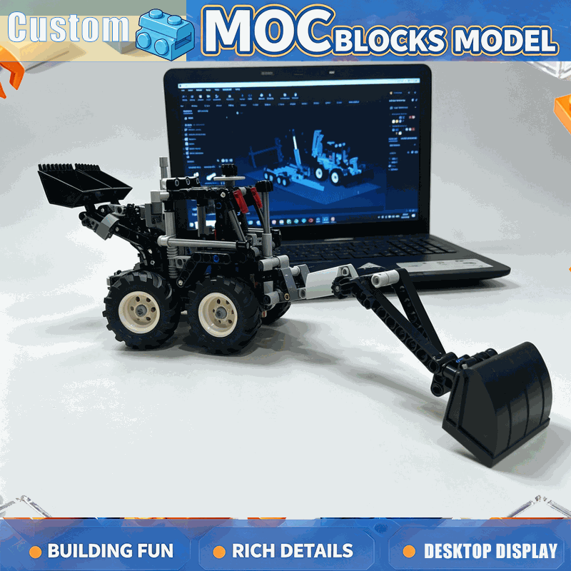 628개 부품으로 구성된 MOC 농장 트랙터 모델 조립 - Agriculture Farming Education 리뷰 및 가격