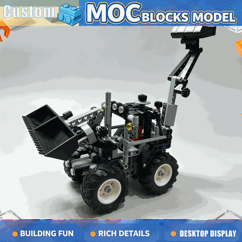628개 부품으로 구성된 MOC 농장 트랙터 모델 조립 - Agriculture Farming Education 리뷰 및 가격